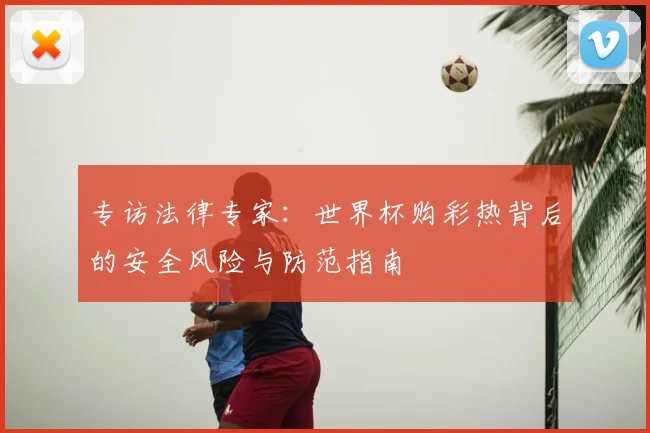 专访法律专家:世界杯购彩热背后的安全风险与防范指南